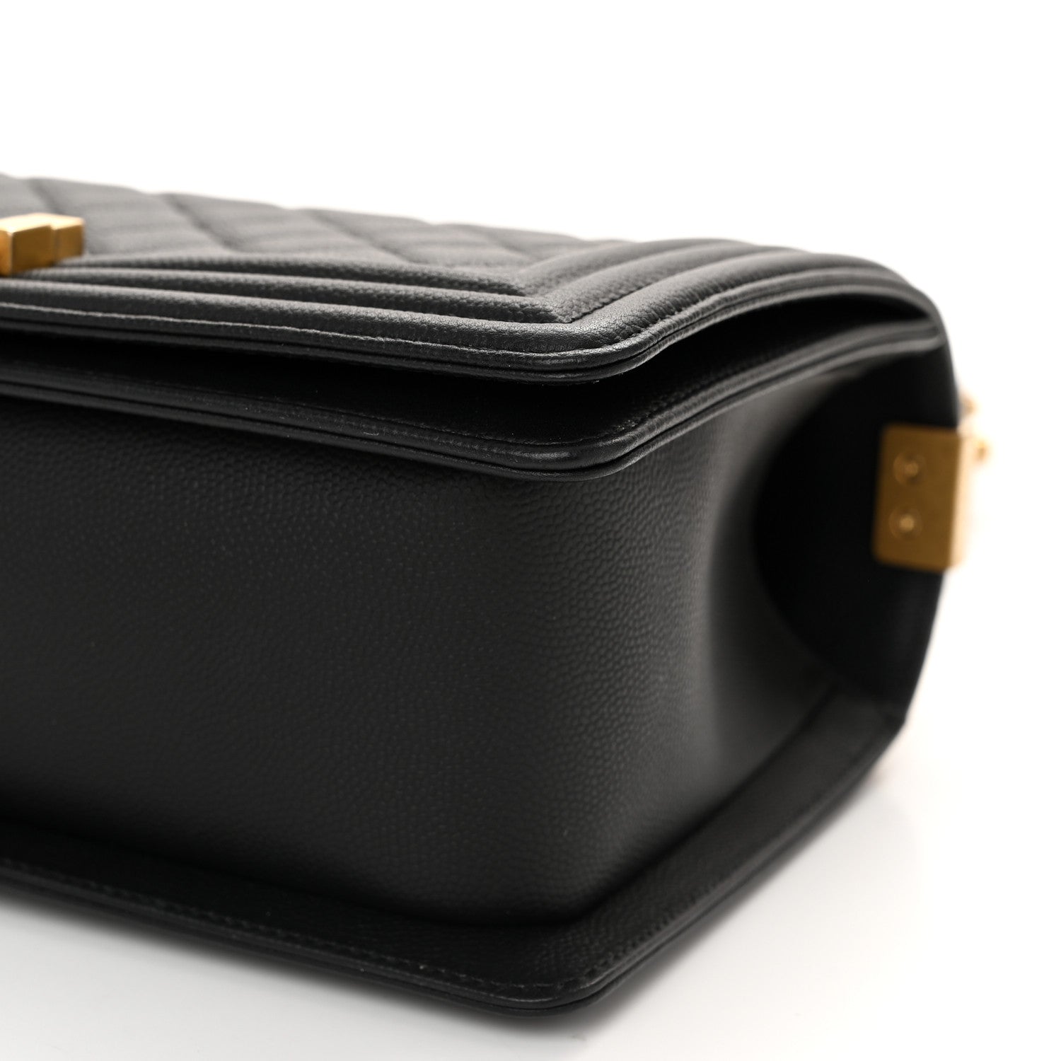 Chanel Caviar Quilted Medium Boy Flap Black 9 of 10