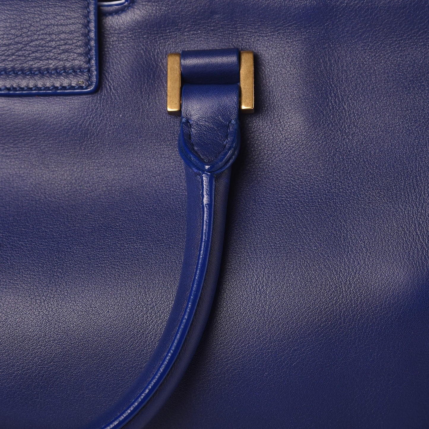 Calfskin Small Classic Y Cabas Royal Blue