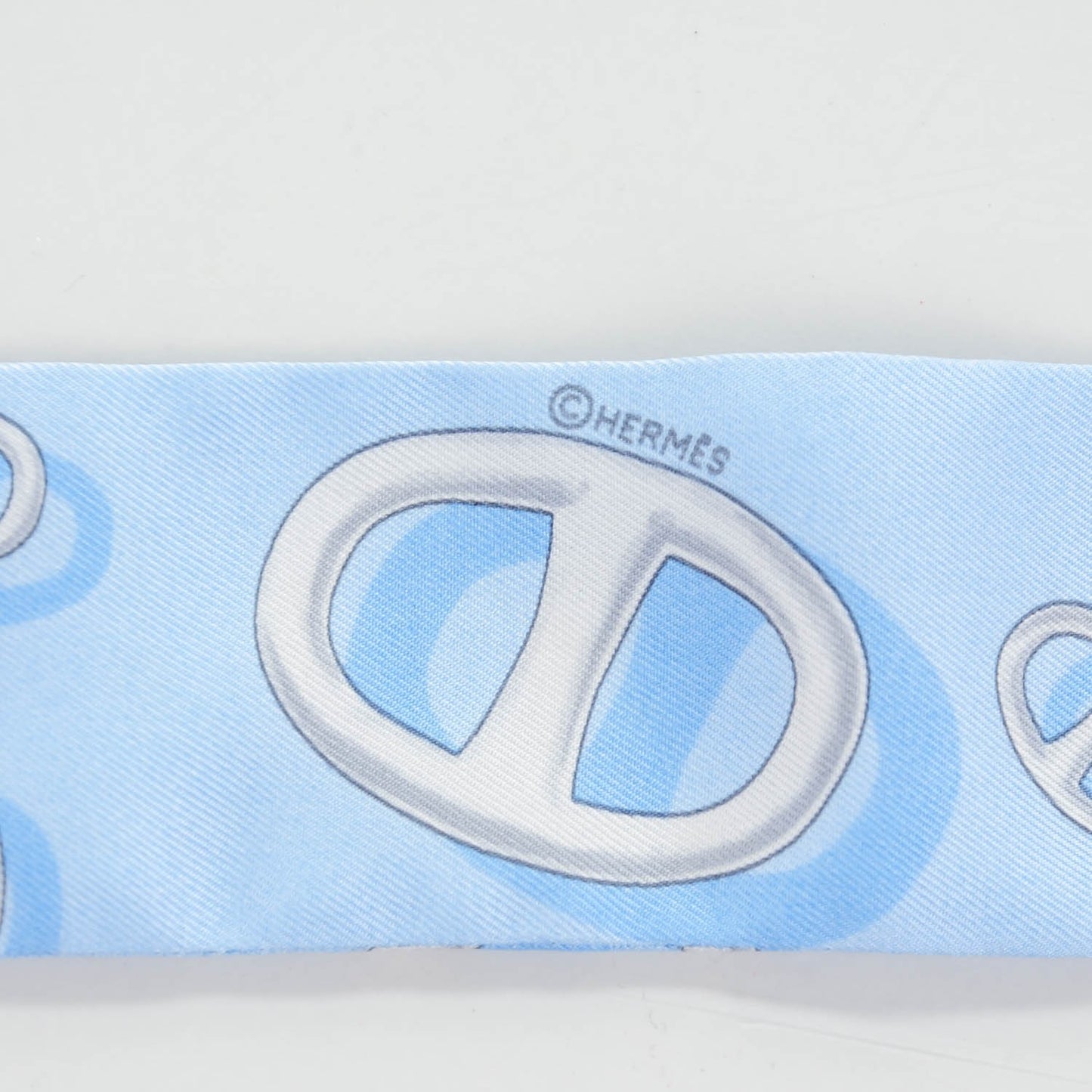 Silk Chaine d'Ancre Twilly Bleu Ciel Gris Clair