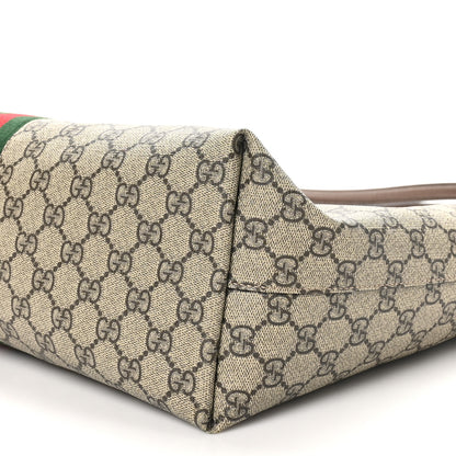 Gucci GG Supreme Monogram Medium Ophidia Shopping Tote Brown 10 of 10