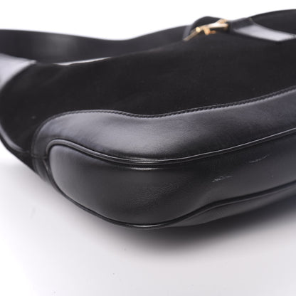 Gucci Monogram Small Jackie O Hobo Black 6 of 7