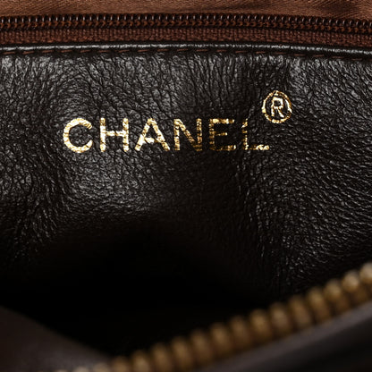 Chanel Lambskin Quilted Tassel Camera Case Brown 6 of 10