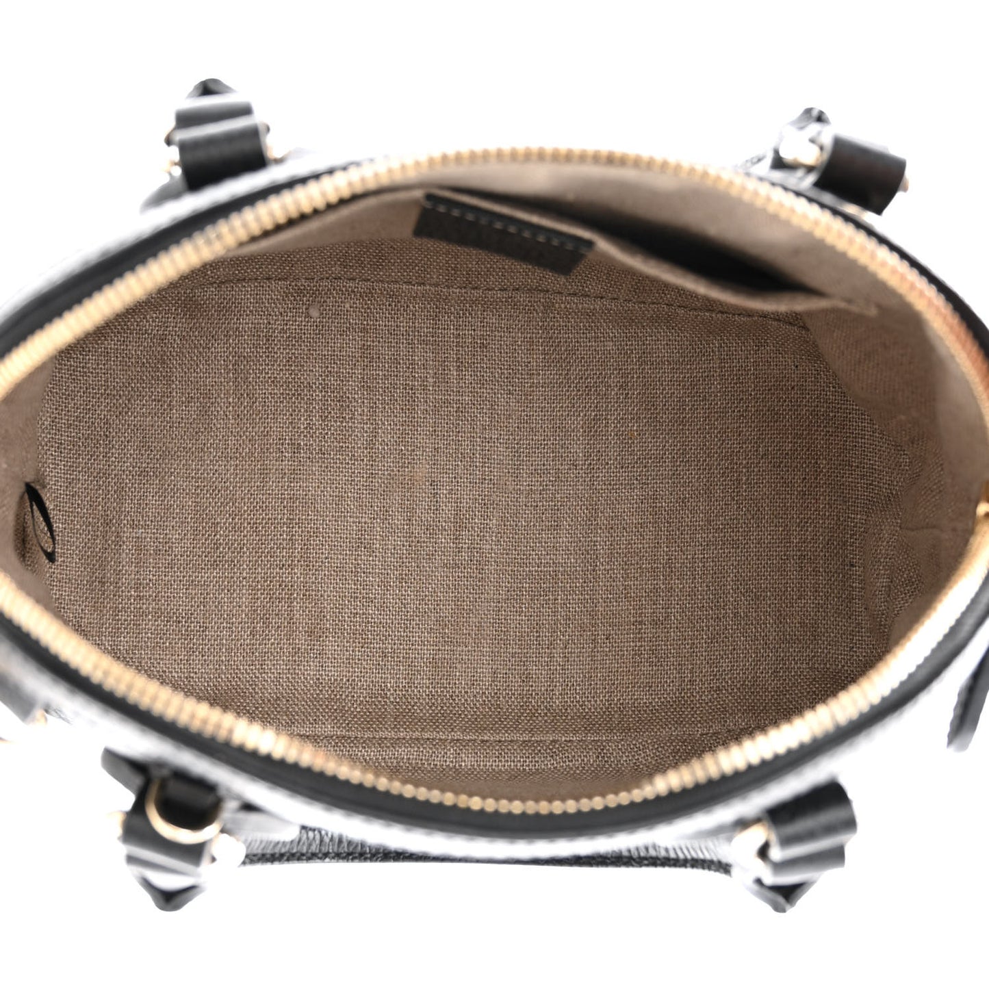 Dollar Calfskin Small GG Charm Dome Bag Black