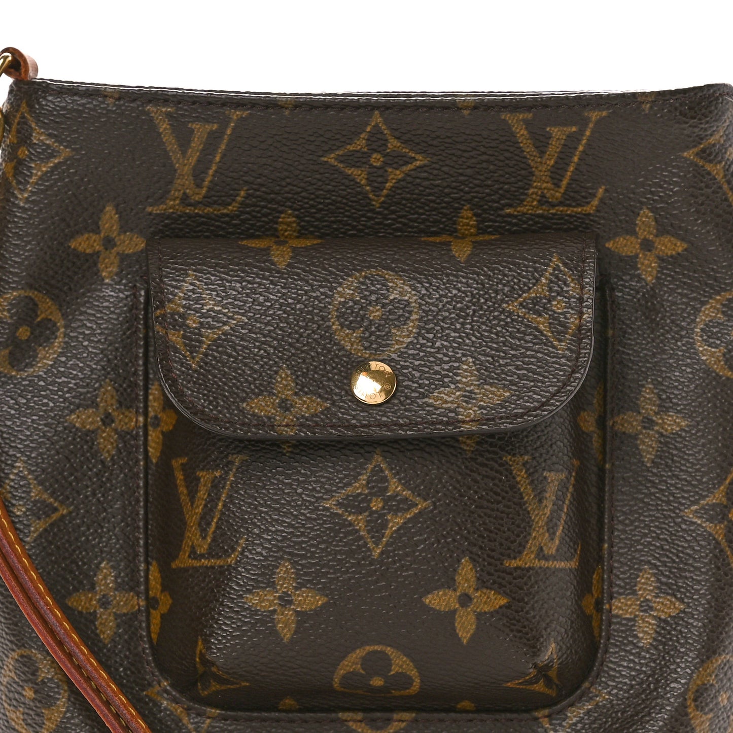 Monogram Partition Wristlet
