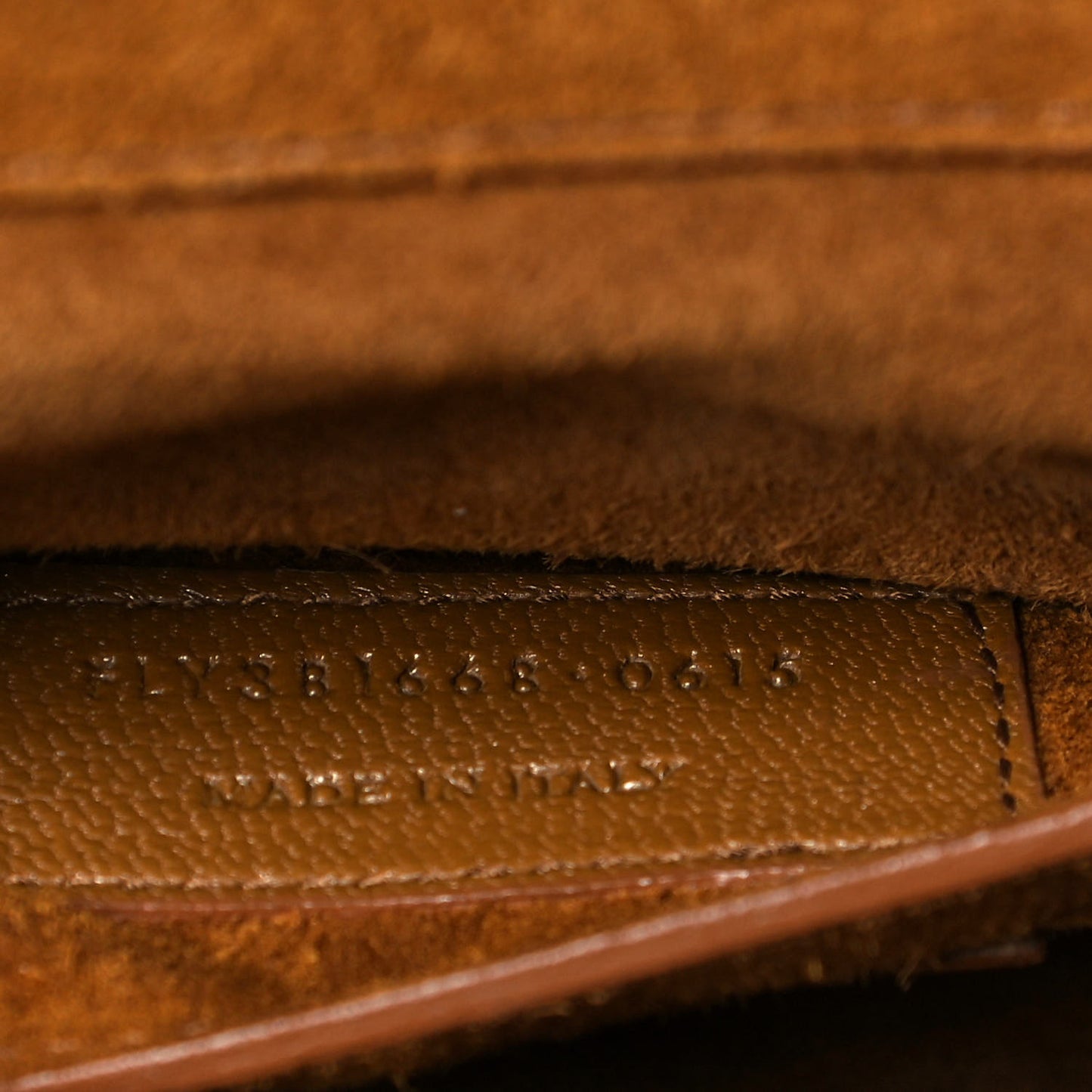 Suede Fringe Small Monogram Satchel Light Ocre