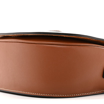 Celine Smooth Calfskin Studded Cuir Triomphe Folco Crossbody Bag Tan 11 of 11