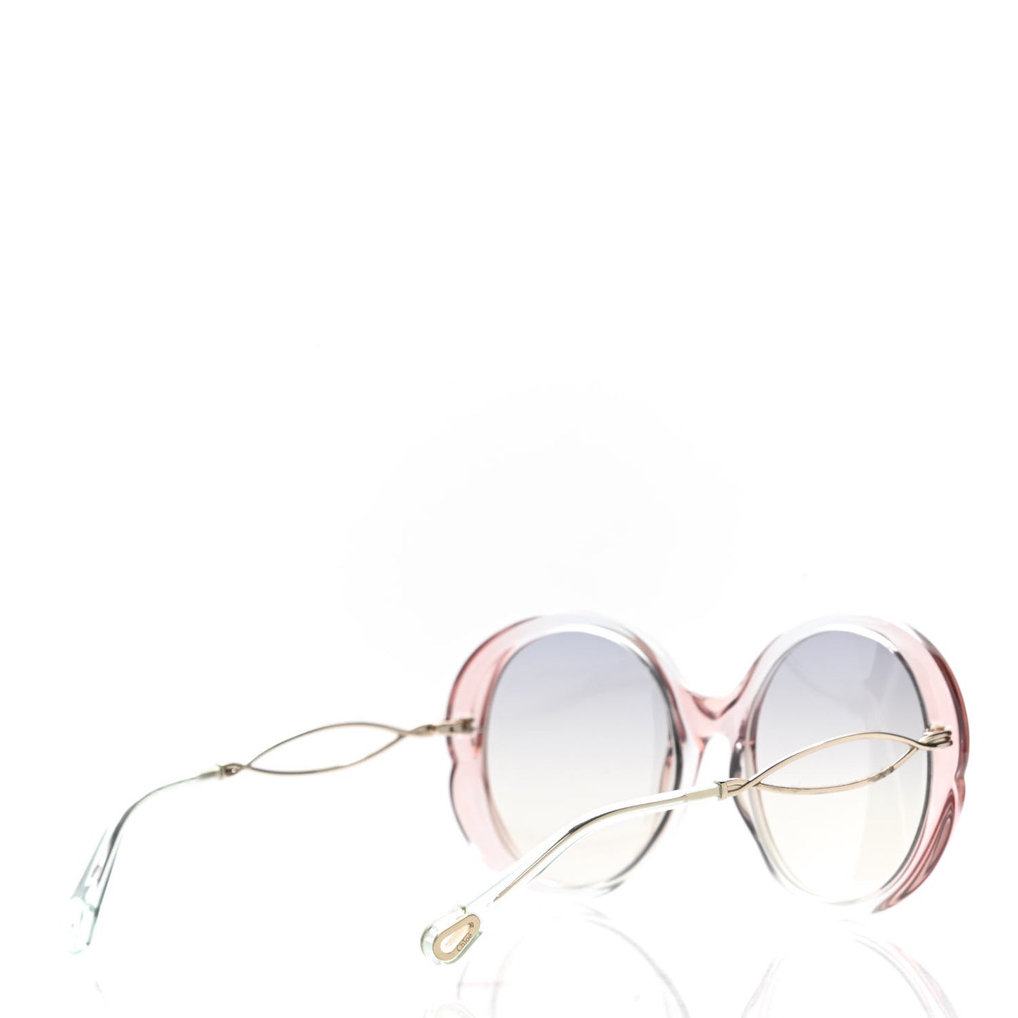 Oversized Round Sunglasses CE741S Nude