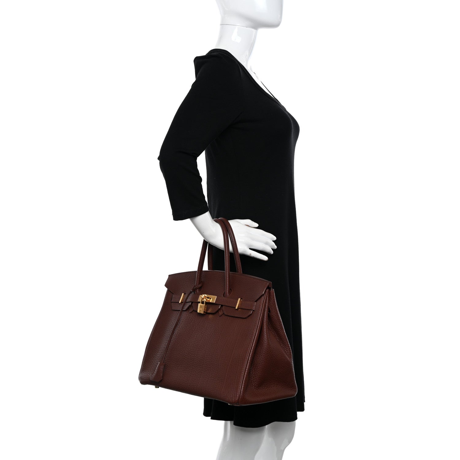 Hermes Fjord Birkin 35 Chocolate 2 of 11