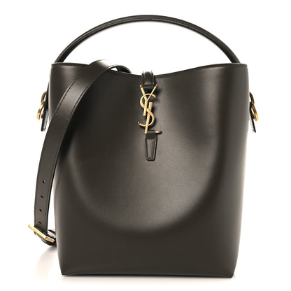 Saint Laurent Shiny Calfskin Le 37 Bucket Bag Deep Musk 1 of 10