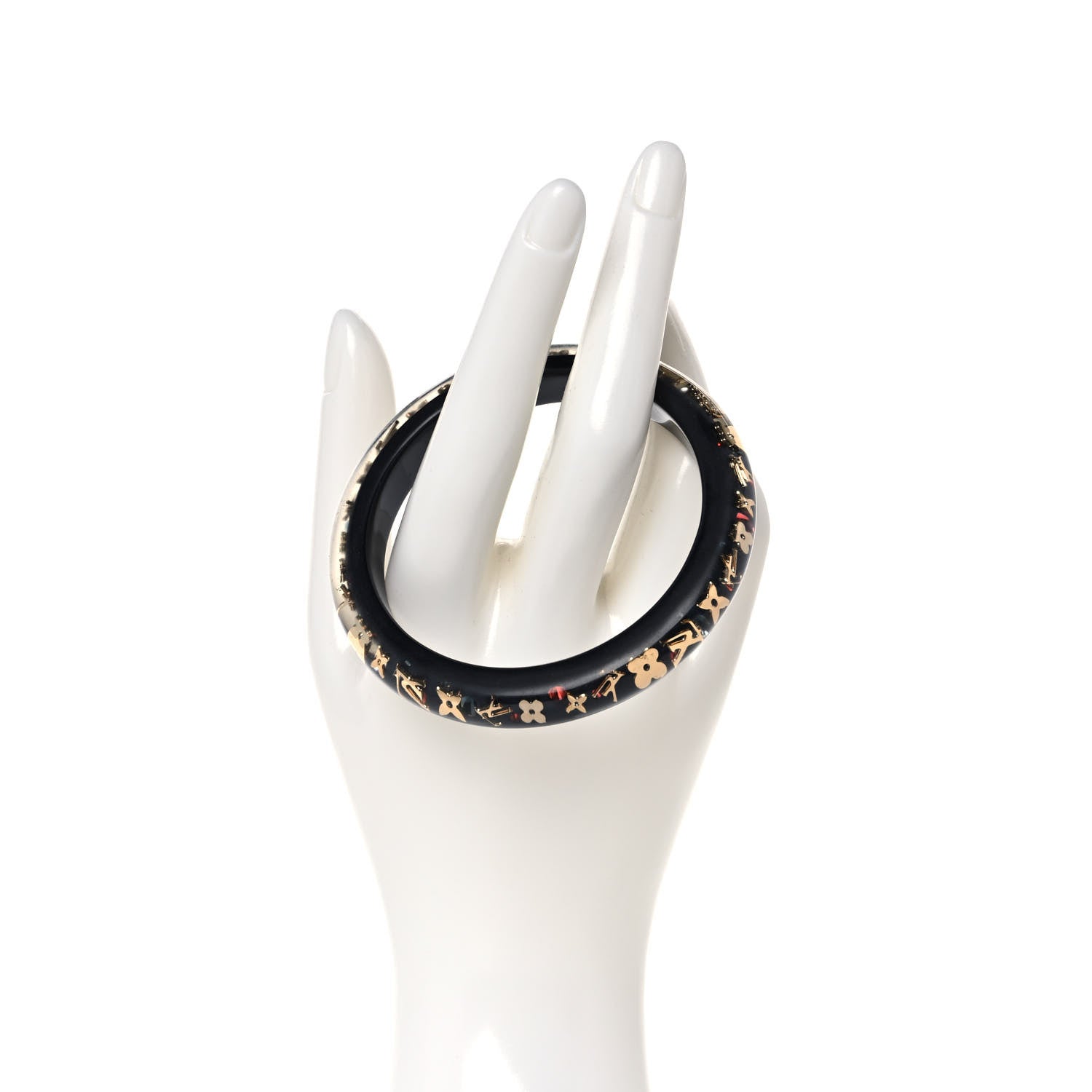 Louis Vuitton Resin Swarovski Small Inclusion Bracelet PM Navy 3 of 4