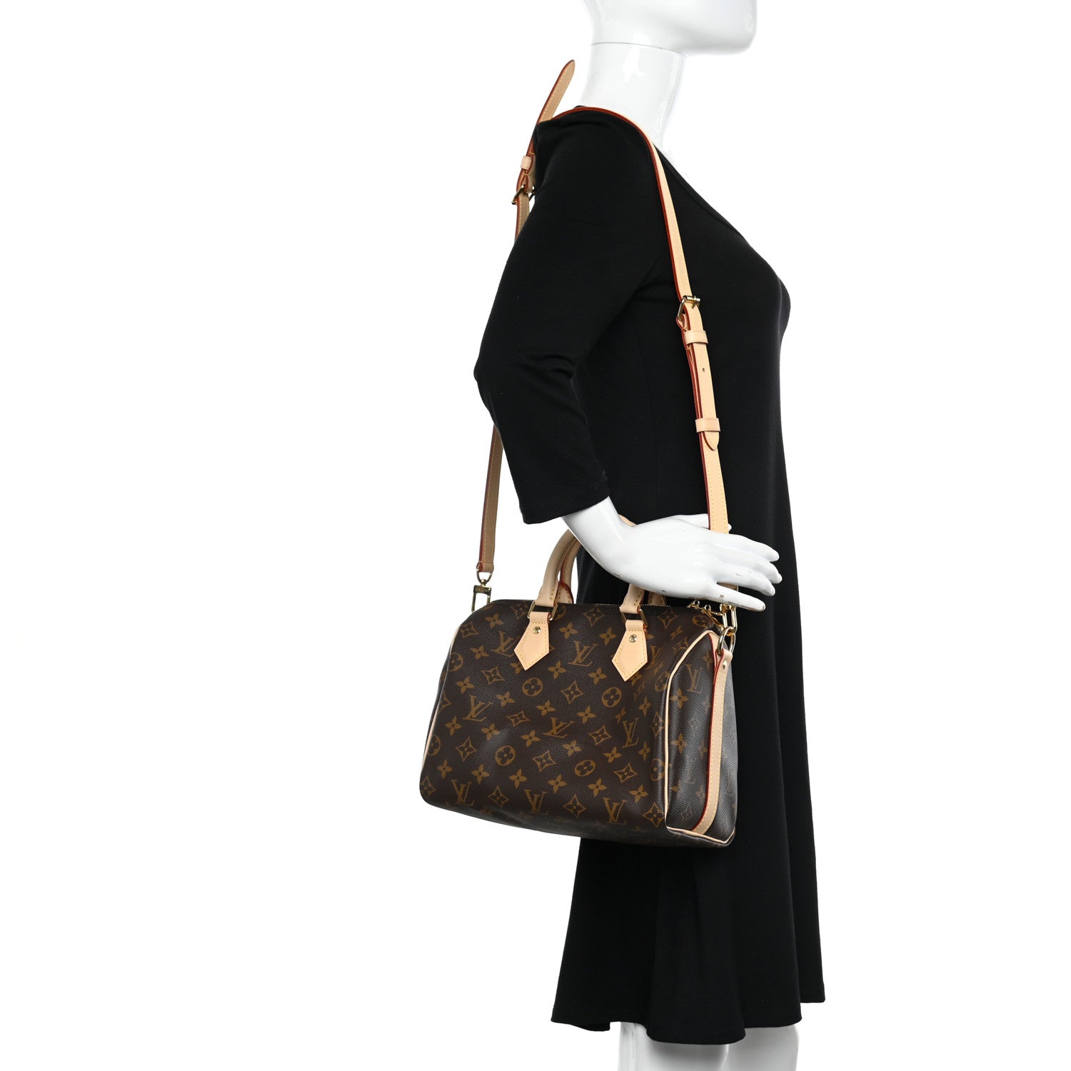 Louis Vuitton Monogram Speedy Bandouliere 25 2 of 9