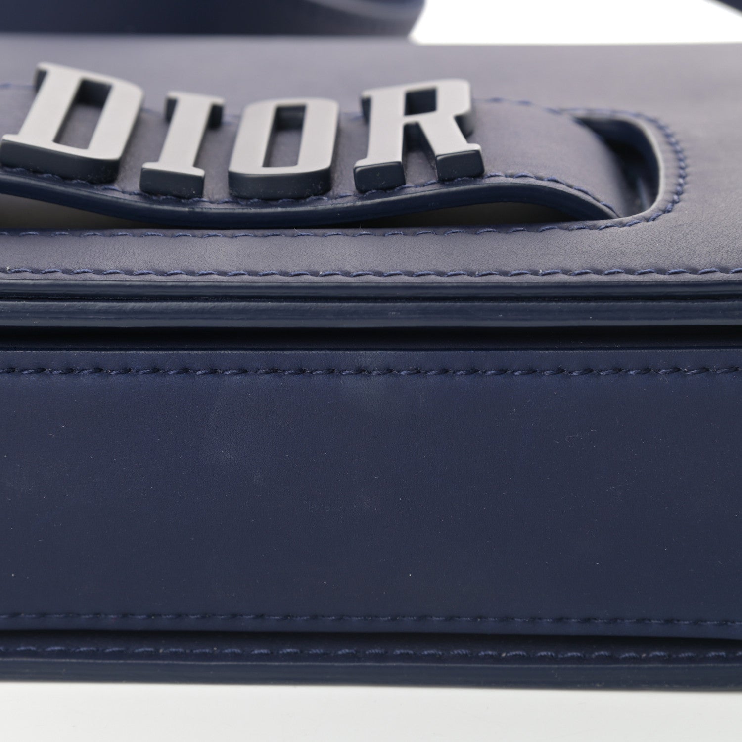 Christian Dior Ultra Matte Calfskin Dio(r)evolution Flap Bag Navy 12 of 13