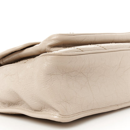 Saint Laurent Crinkled Calfskin Matelasse Monogram Medium Niki Chain Satchel Light Taupe 10 of 11