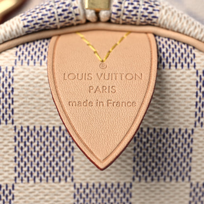 Louis Vuitton Damier Azur Speedy 30 6 of 8
