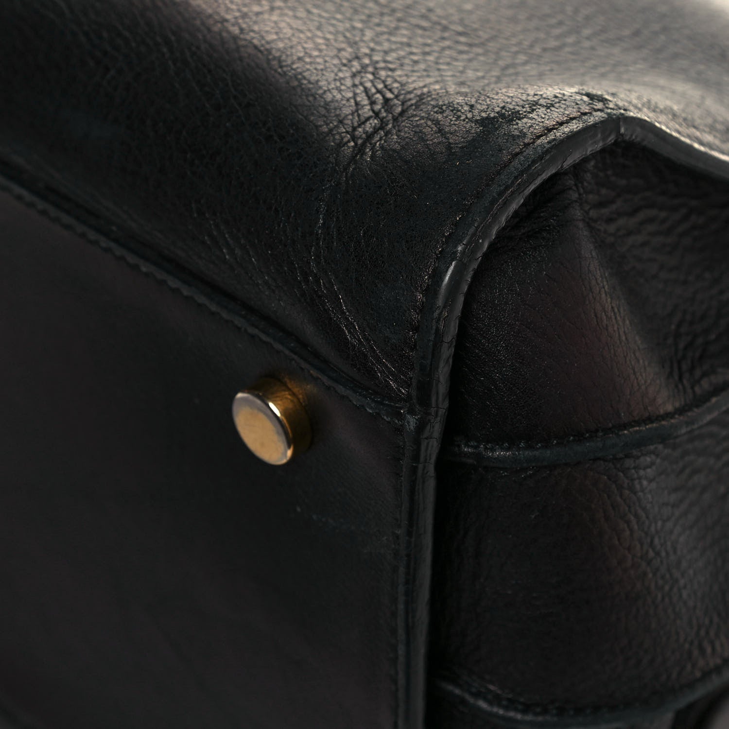 Saint Laurent Calfskin Small Sac De Jour Black 8 of 9