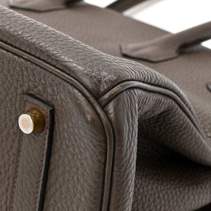 Hermes Taurillon Clemence BIRKIN 35 Cafe 11 of 16
