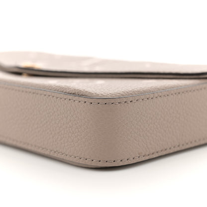 Louis Vuitton Empreinte Monogram Giant Felicie Pochette Tourterelle Creme 11 of 11