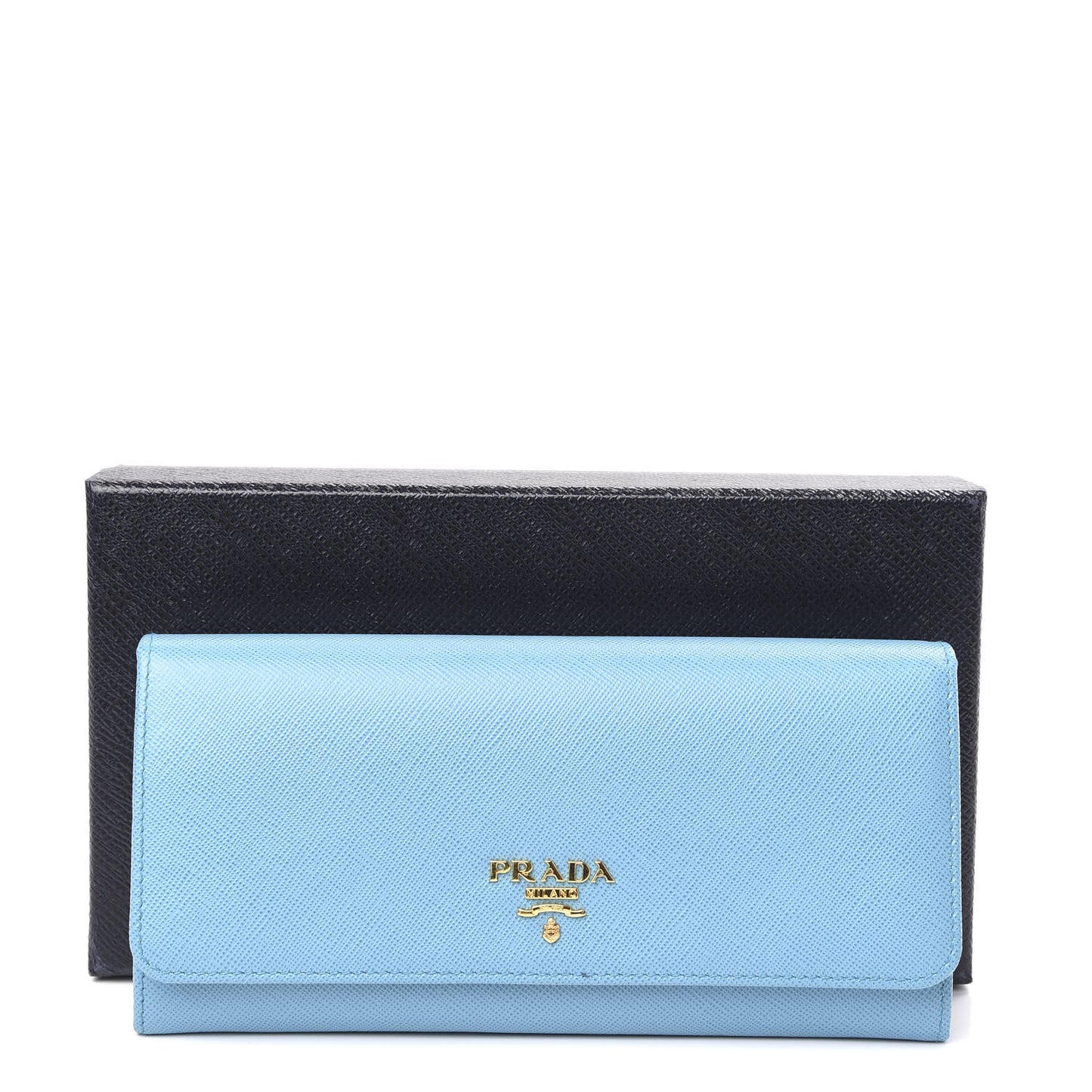 Saffiano Metal Continental Flap Wallet Voyage