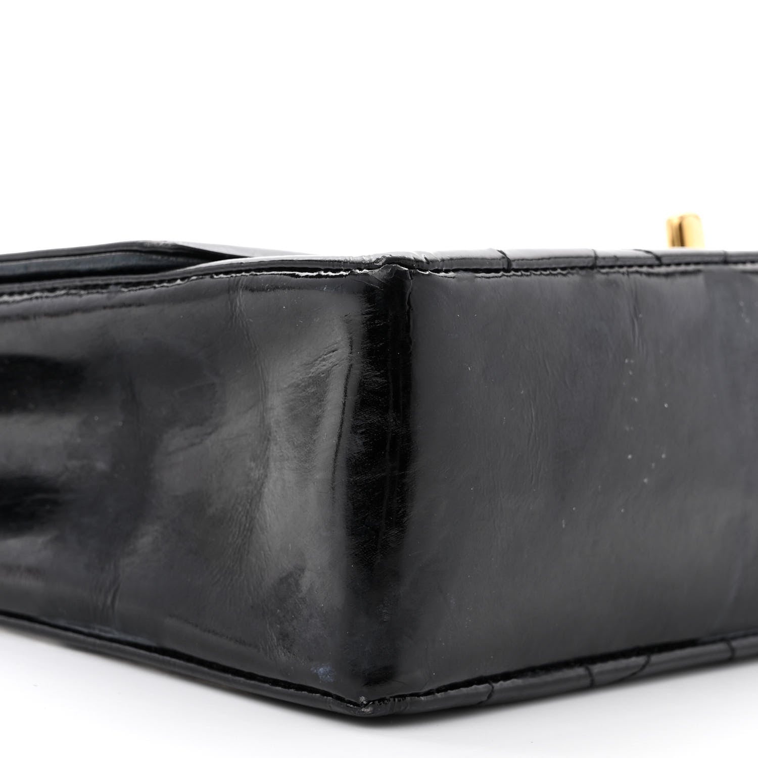 Chanel Patent Quilted Small Single Flap Black 10 of 13