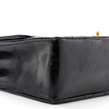 Chanel Patent Quilted Small Single Flap Black 10 of 13