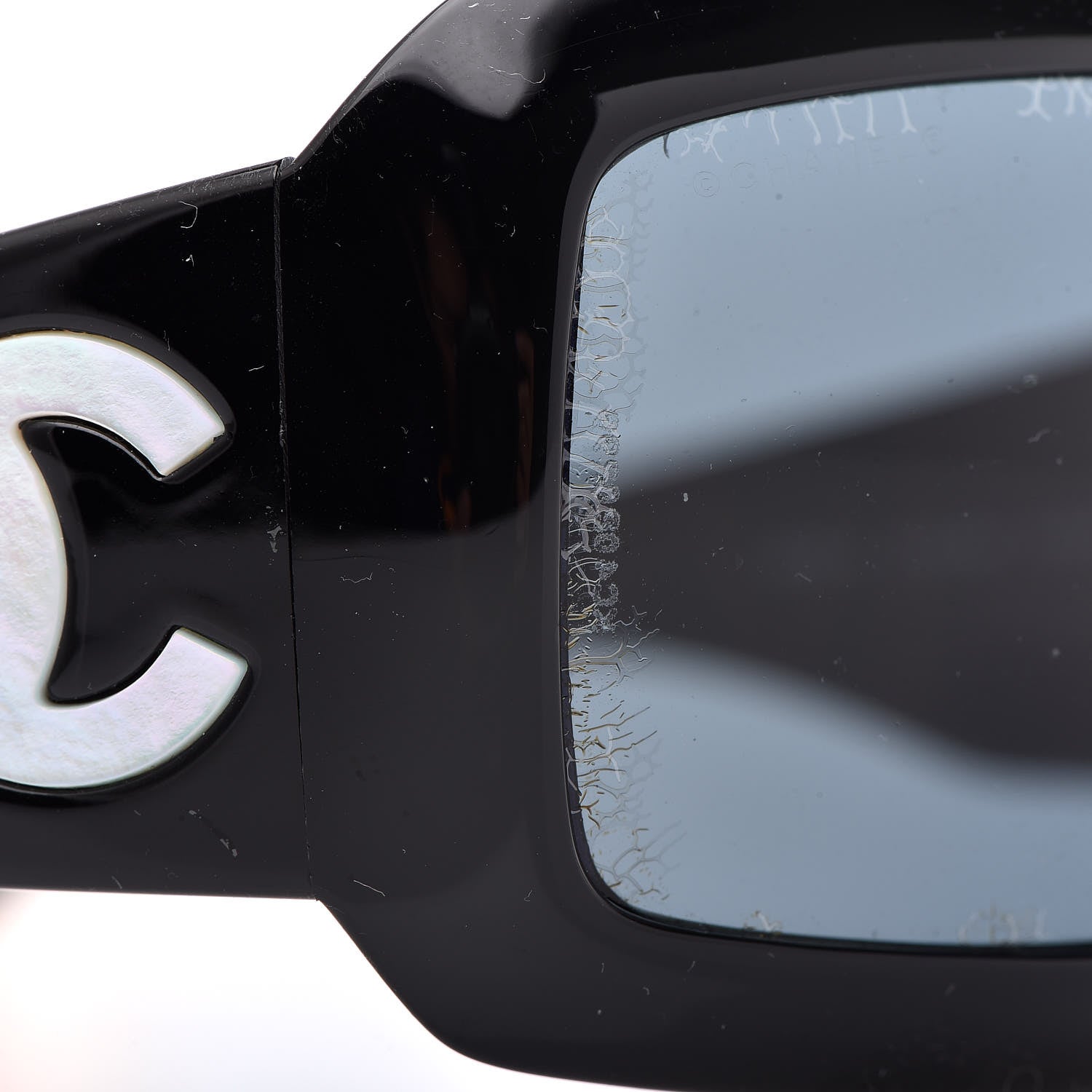 Chanel Mother of Pearl CC Sunglasses 5076-H Black 12 of 13