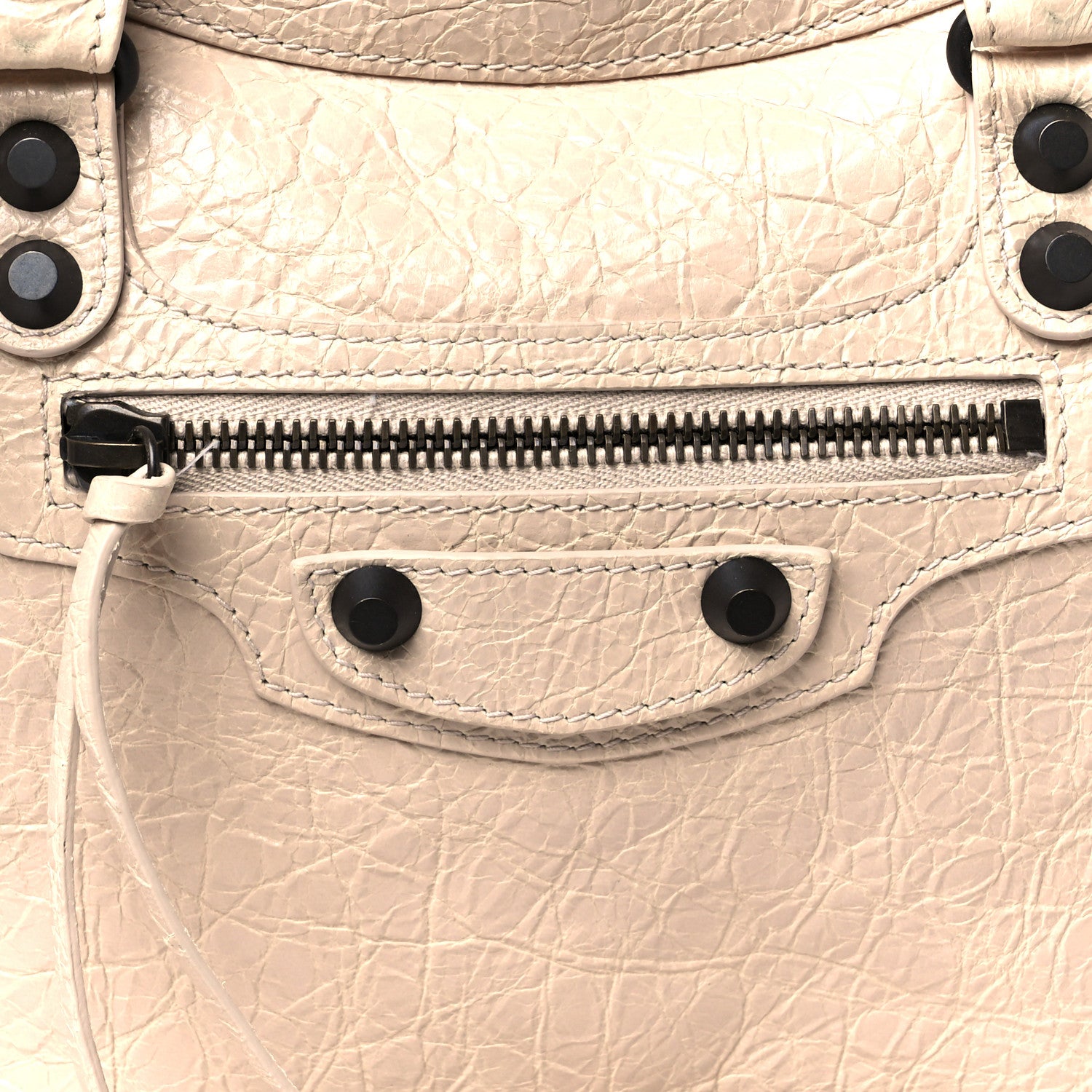Balenciaga Agneau Arena Classic Hardware Small Le City Almond 8 of 10