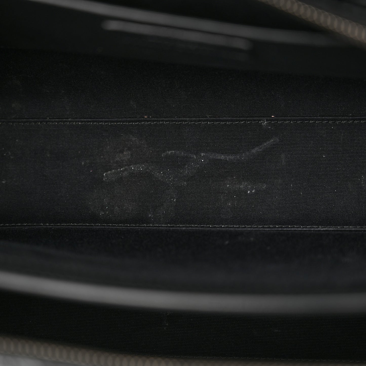 Croc Calfskin Embossed Medium Uptown Tote Black