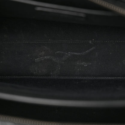 Saint Laurent Croc Calfskin Embossed Medium Uptown Tote Black 11 of 11