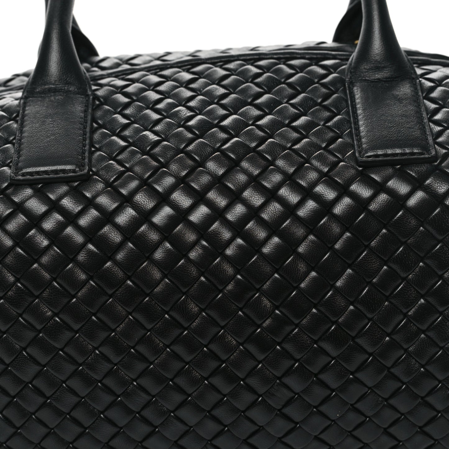 Nappa Intrecciato Medium Bauletto Black