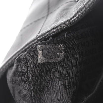 Chanel Lambskin Square Stitched Tote Black 7 of 10