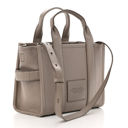 Marc Jacobs Grained Calfskin Mini The Tote Bag Cement 3 of 15