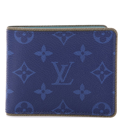 Louis Vuitton Monogram Outdoor Slender Wallet Pacific Blue 1 of 6