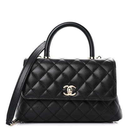 Chanel Caviar Quilted Mini Coco Handle Flap Black 1 of 9