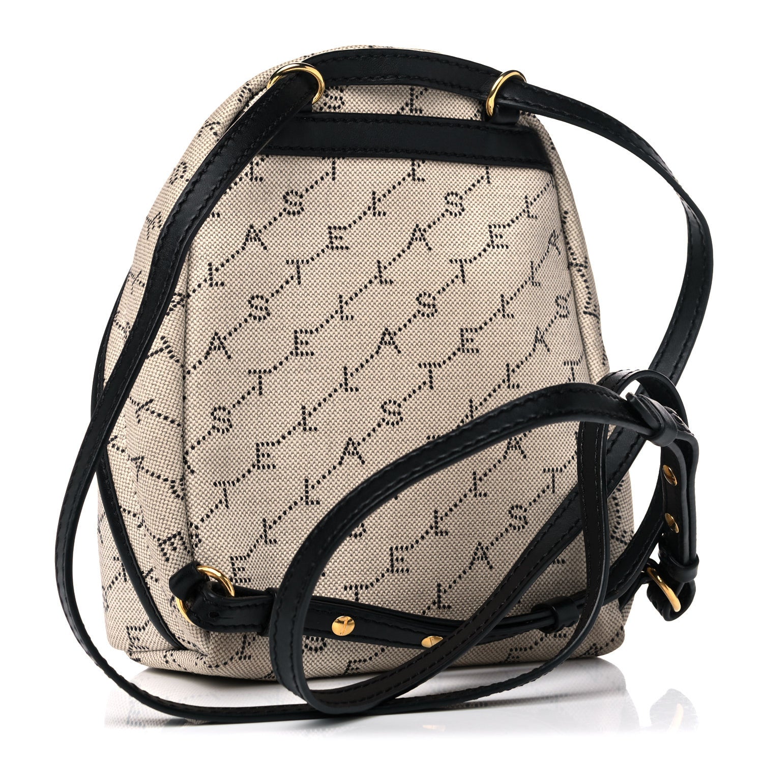 Stella McCartney Canvas Mini Stella Logo Backpack Neutral 2 of 13