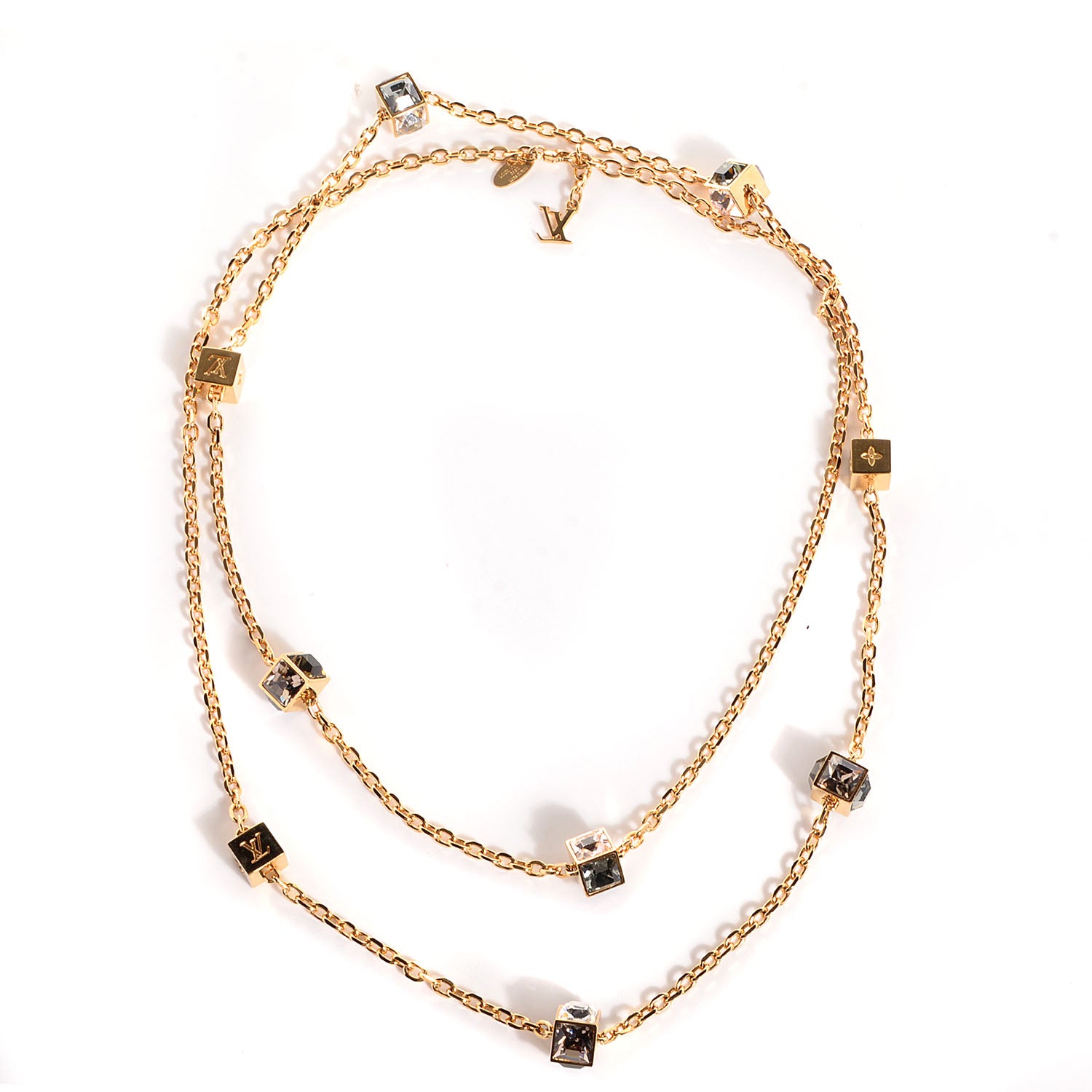 Louis Vuitton Swarovski Gamble Long Necklace Azur 1 of 4