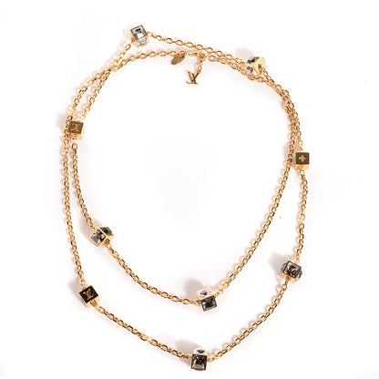 Louis Vuitton Swarovski Gamble Long Necklace Azur 1 of 4