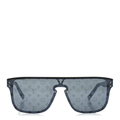 Louis Vuitton Acetate LV Waimea Square Sunglasses Z1082W Black 2 of 7