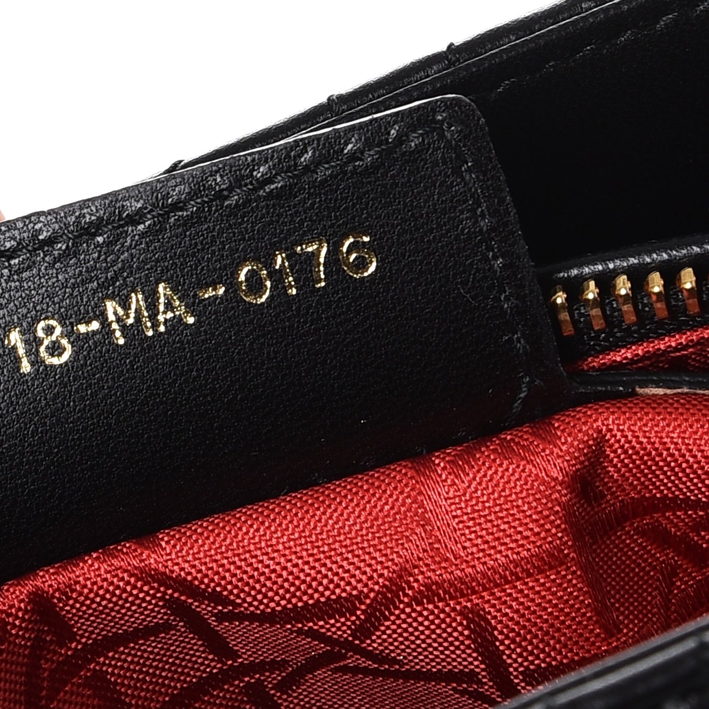 Lambskin Cannage Medium Lady Dior Black