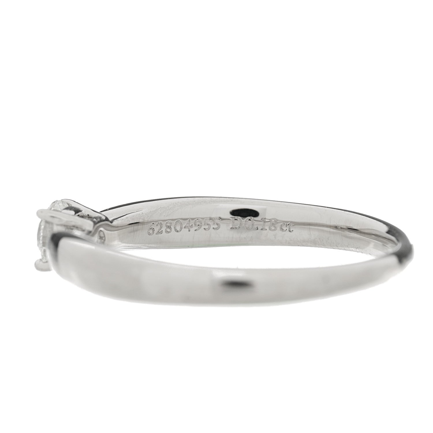 Tiffany Platinum Diamond .18ct Harmony Solitaire Engagement Ring 49 4.75 5 of 6