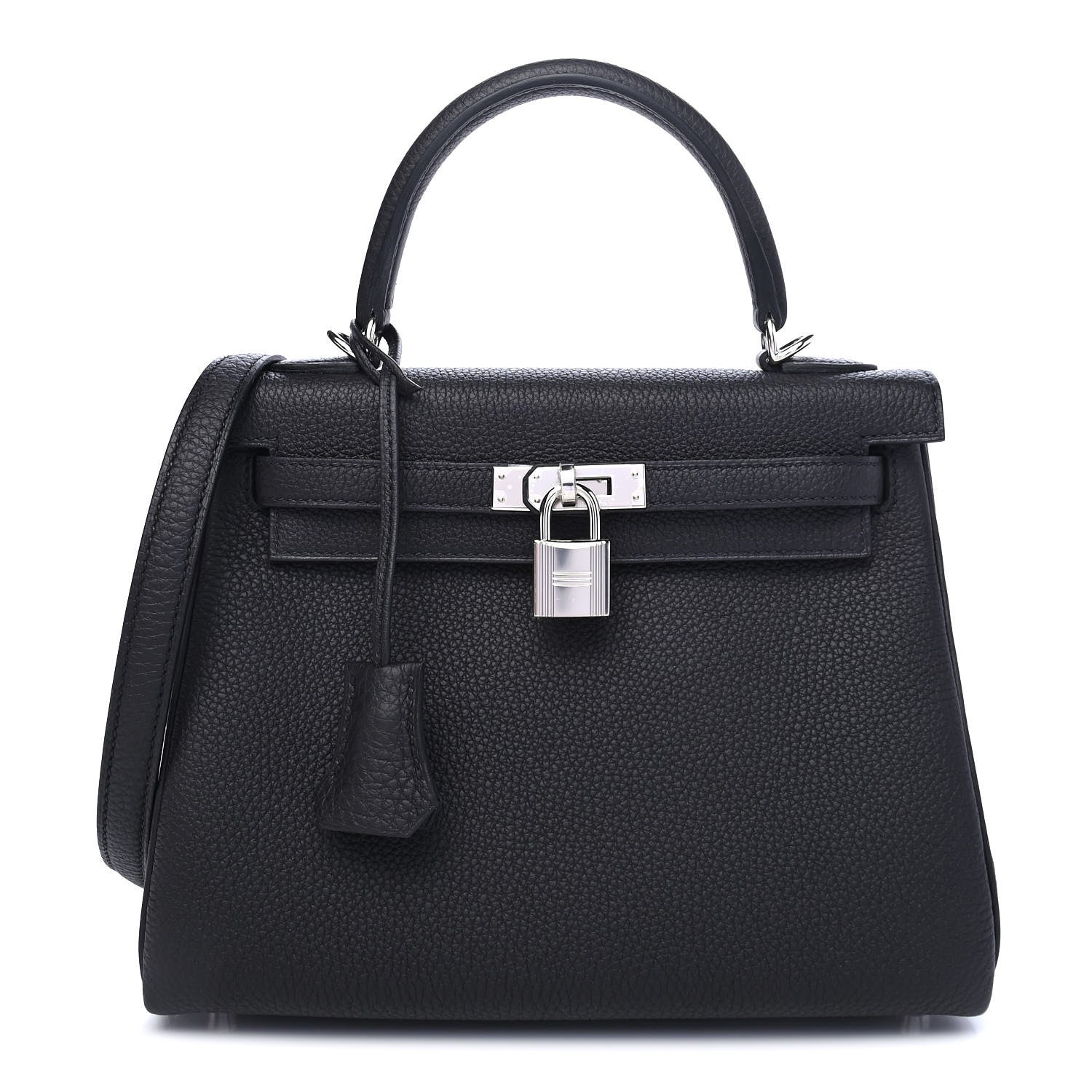 Hermes Togo Kelly Retourne 25 Black 1 of 9