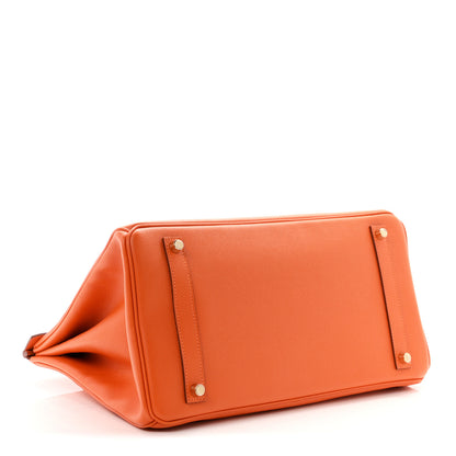 Hermes Epsom Birkin 35 Orange 4 of 10