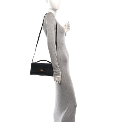 Balenciaga Smooth Calfskin Small Bel Air Clutch On Strap Black 2 of 10