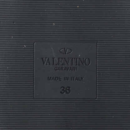 Valentino Garavani Metallic Kidskin Atelier 03 Rose Edition Double Buckle Slide Sandals 36 Antique Brass 9 of 10
