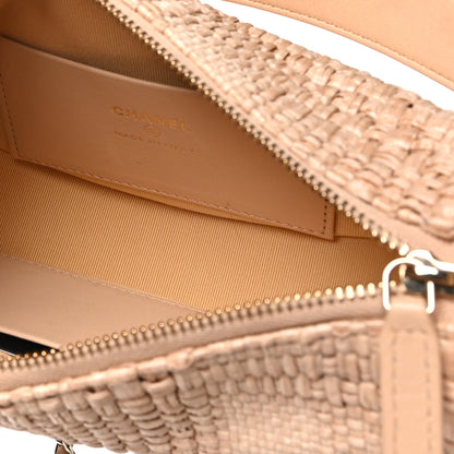 Chanel Raffia Other Shape With Chain Beige 5 of 11