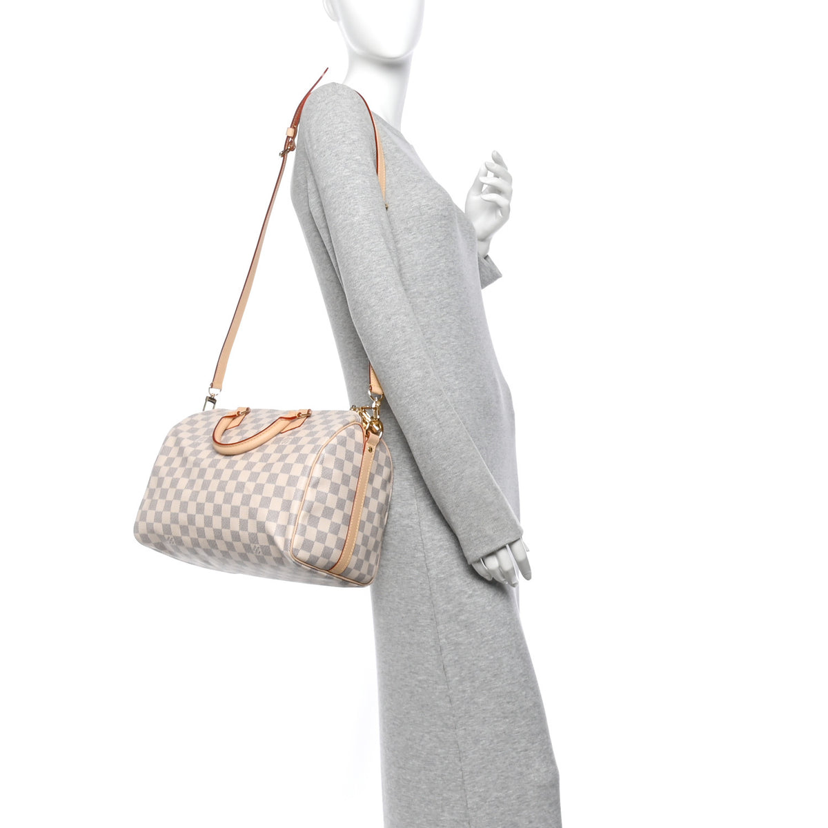 Louis Vuitton Damier Azur Speedy Bandouliere 30 2 of 10
