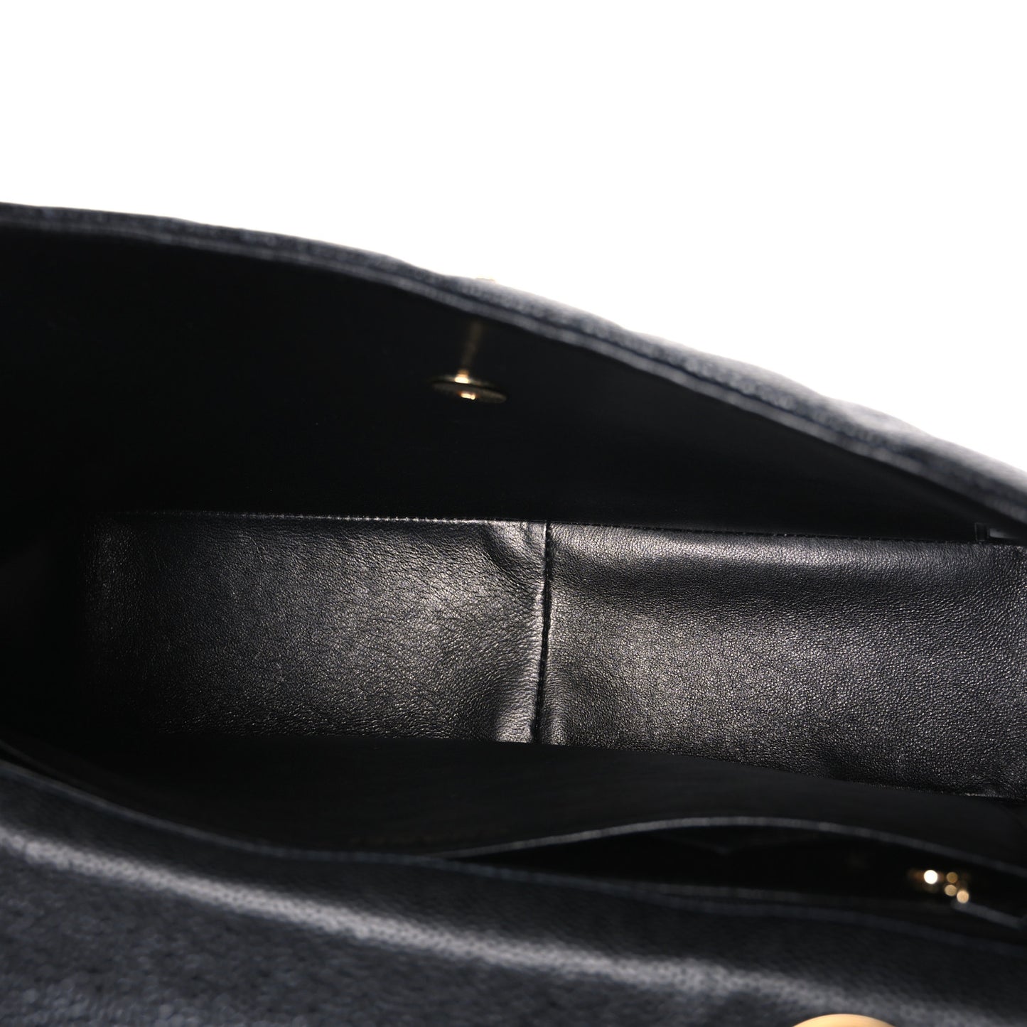Caviar Jumbo Single Flap Black