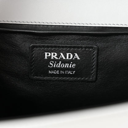 Prada City Calfskin Saffiano Mini Sidonie Shoulder Bag Marmo 6 of 12