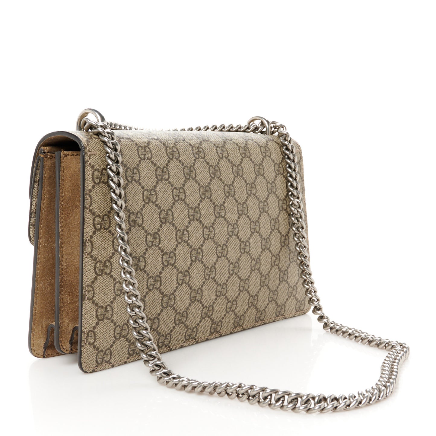 GG Supreme Monogram Small Dionysus Shoulder Bag Taupe