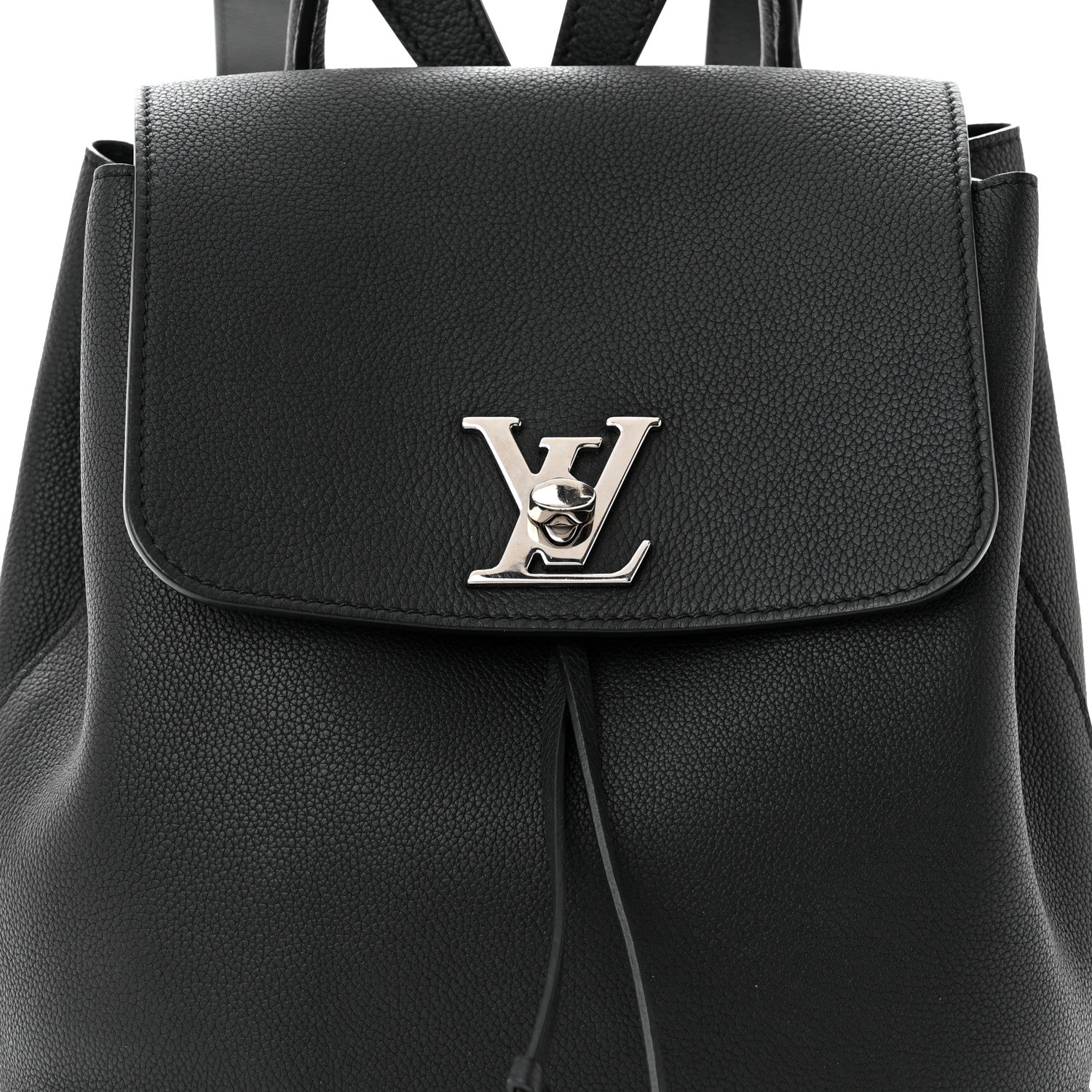 Louis Vuitton Calfskin Lockme Backpack Black 8 of 10