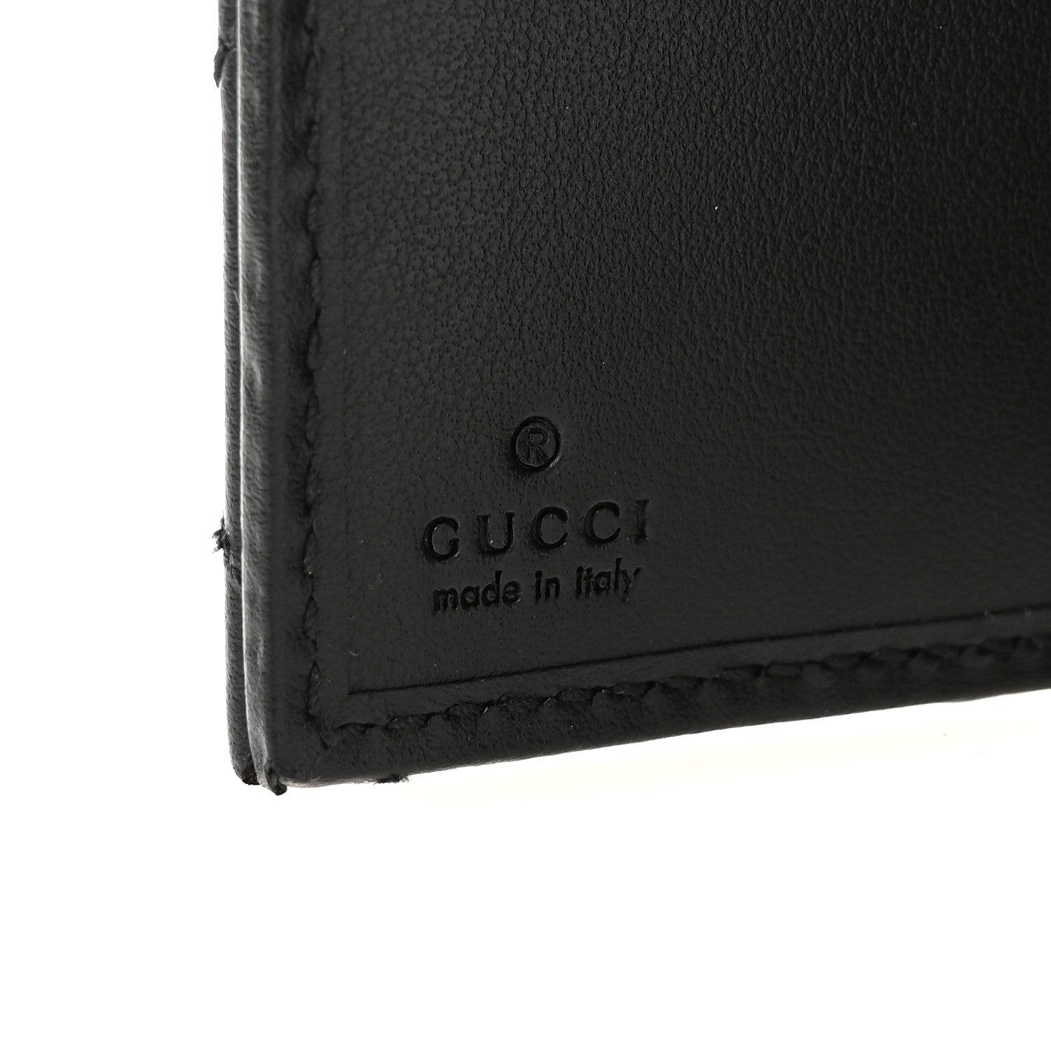 Gucci Calfskin Matelasse GG Marmont Card Case Wallet Black 6 of 8